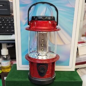 Complete Home Red LED Camping 7" Lantern New in Box